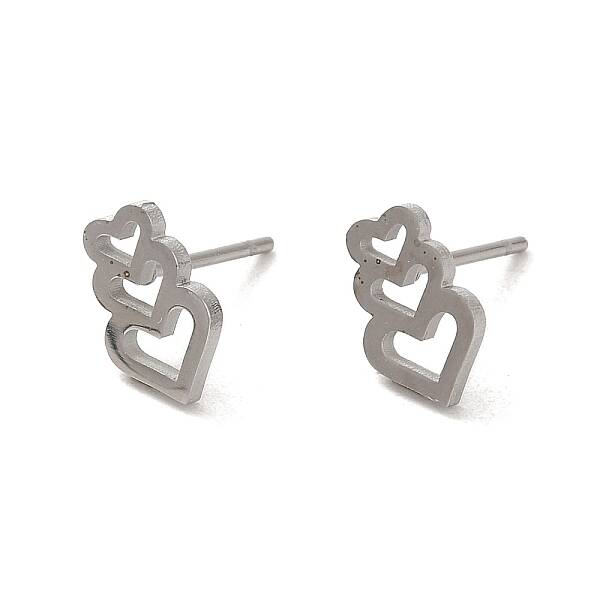 Non-Tarnish 304 Stainless Steel Stud Earrings