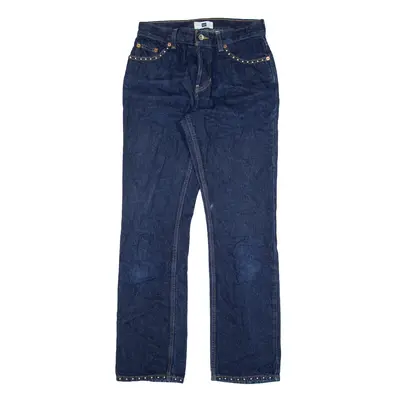 GAP Studded Jeans Blue Denim Slim Straight Womens W27 L31