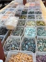 1 OF EACH - 50+ NATURAL CRYSTAL RAW STONES