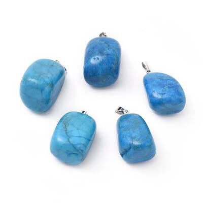 Natural Howlite Pendants