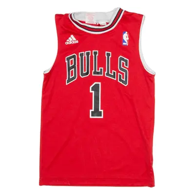 ADIDAS Bulls Mens Jersey Red Sleeveless XXS