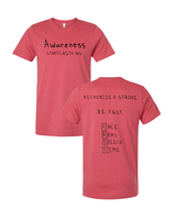Stroke Awareness Short Sleeve Shirt - Drawn By Uncle Andy - Unisex