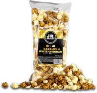 Junior Snacks Caramel & White Cheddar Mix - Delicious Cheesy Flavor Snack with Corn, Salt, Sugar, Coconut & Sunflower Oils - ...