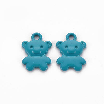 Spray Painted Alloy Charms