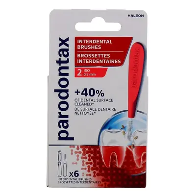 Parodontax Interdental Brushes 0.5mm 6 Units