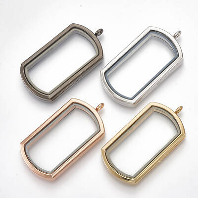 Alloy Magnetic Locket Big Pendants