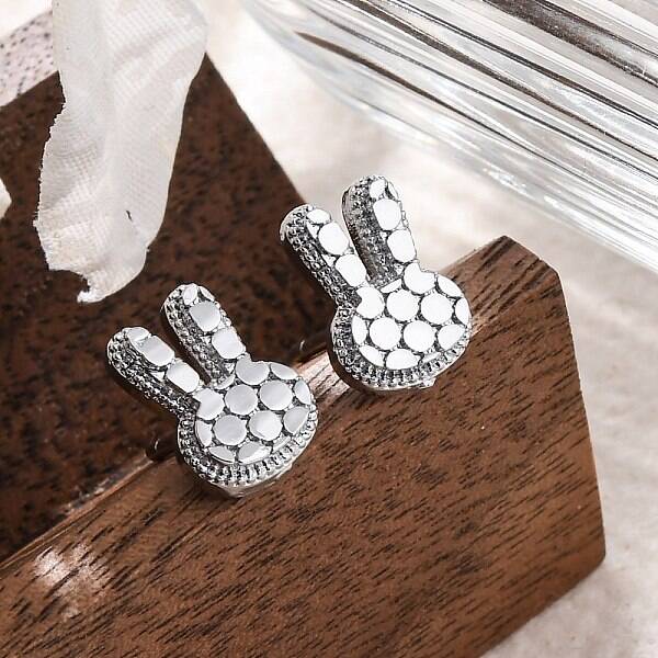Brass Stud Earrings