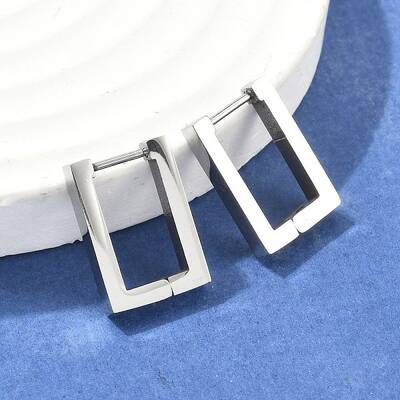 Tarnish Resistant 304 Stainless Steel Huggie Hoop Earrings