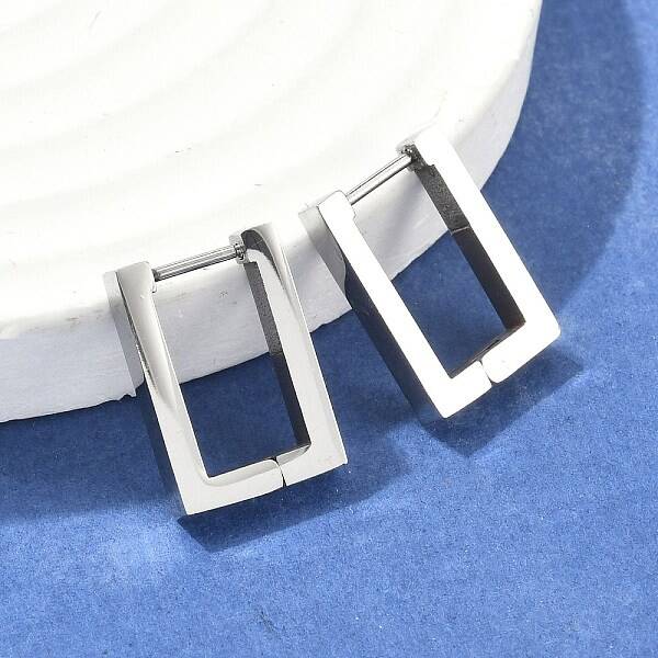 Tarnish Resistant 304 Stainless Steel Huggie Hoop Earrings