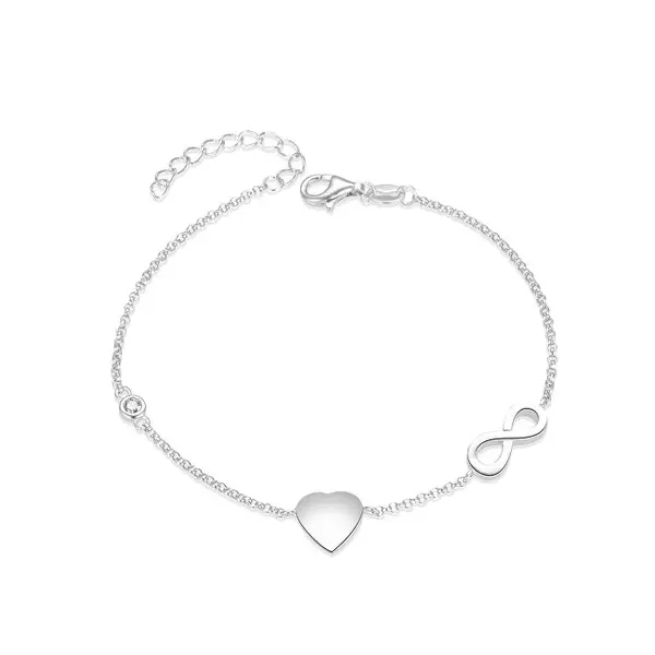 Beneto Delicate silver bracelet with symbols AGB635/21