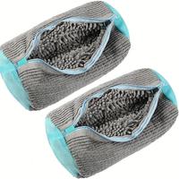 Washing Machine Shoe Bag, 1 Piece Foldable Mesh Shoe Laundry Bag Shoes Washing Bag, Anti-deformation Shoe Washing Bag, Househ...