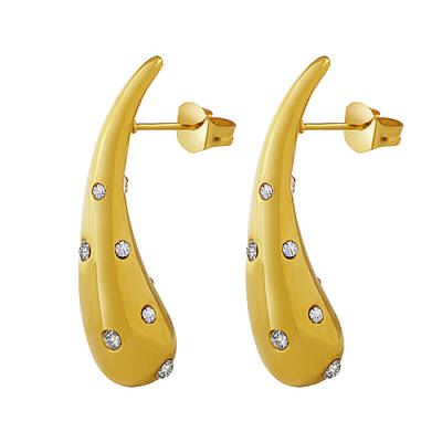304 Stainless Steel Stud Earrings