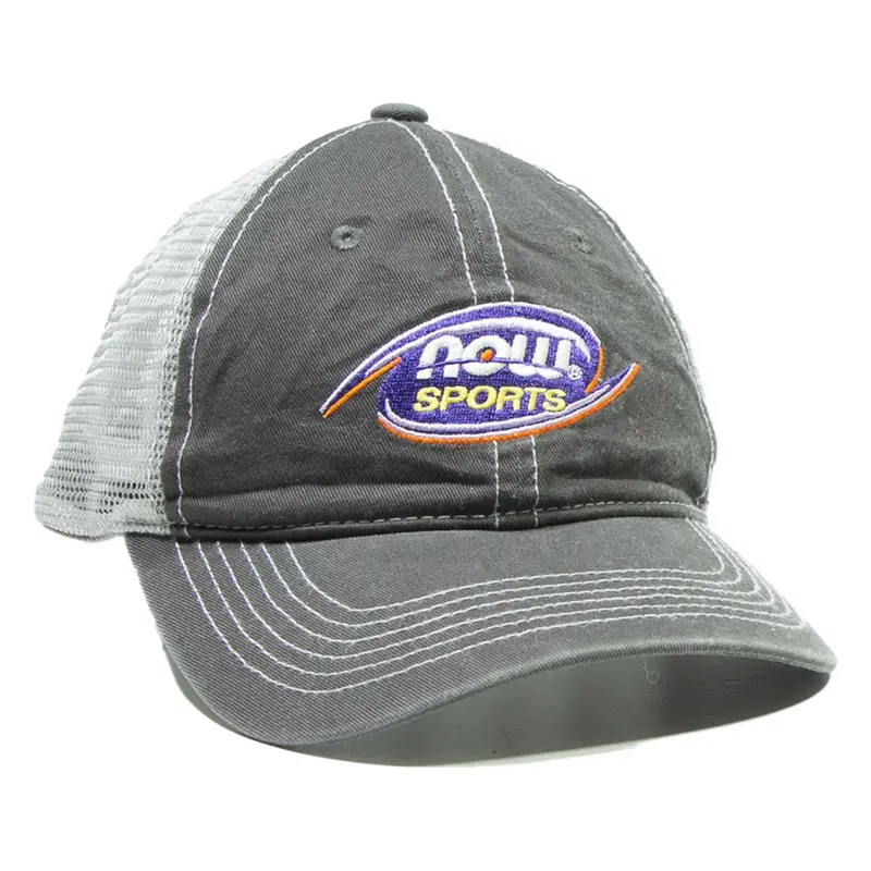 NOW SPORTS Mens Baseball Cap Grey M