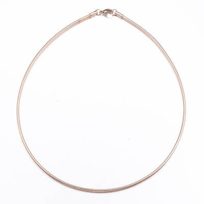 Casual Style 304 Stainless Steel Snake Chain Choker Necklaces