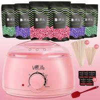 Mother's Day Gift, Wax Warmer Kit with Wax Beads, 1 Set Waxing Kit for Women and Men, Wax Warmer Machine for Hair Removal, At...