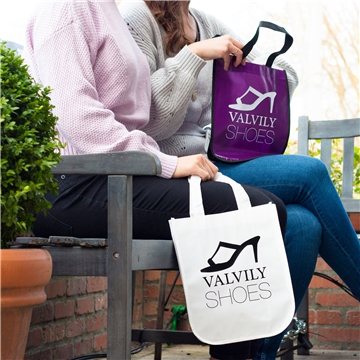 150 Promotional Laminated Fashion Tote Bag - Wipeable
