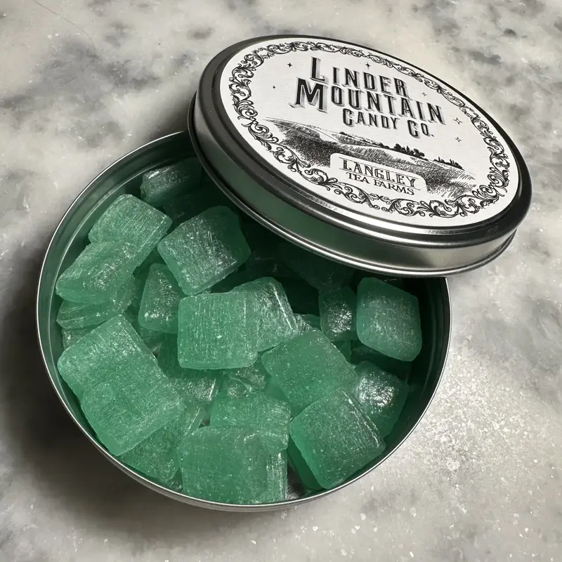 Blue Raspberry Hard Candy Drops Handmade Gift Candy Tin Limited Release