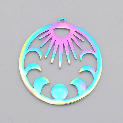Ion Plating(IP) 201 Stainless Steel Pendants
