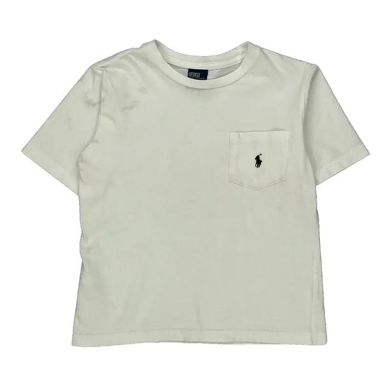 Age 6 Ralph Lauren T-Shirt - XS White Cotton