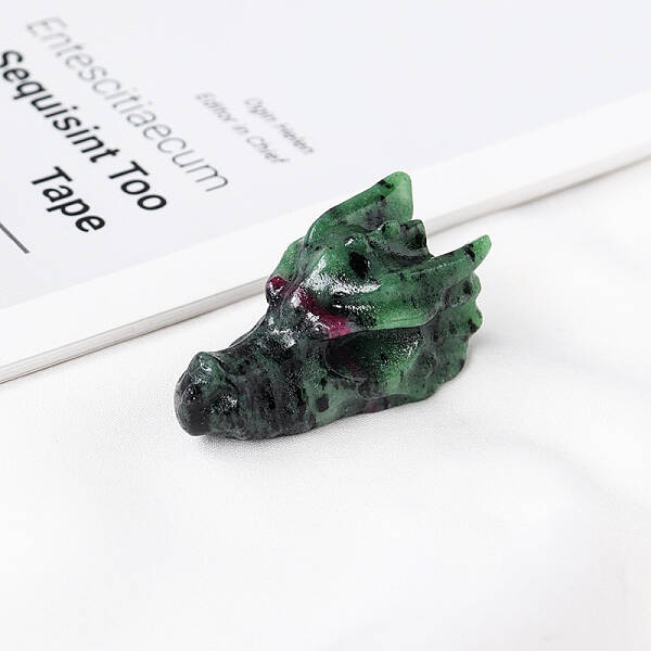 Natural Ruby in Zoisite Sculpture Display Decorations
