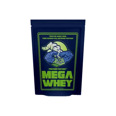 Protein Factory Mega Whey Protein 5 lbs Plain 24g Protein Per Serving No Soy No Sugar Added 70 Servings Us Made In Wisconsin