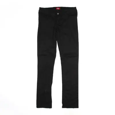 DICKIES Trousers Black Slim Skinny Womens W30 L31