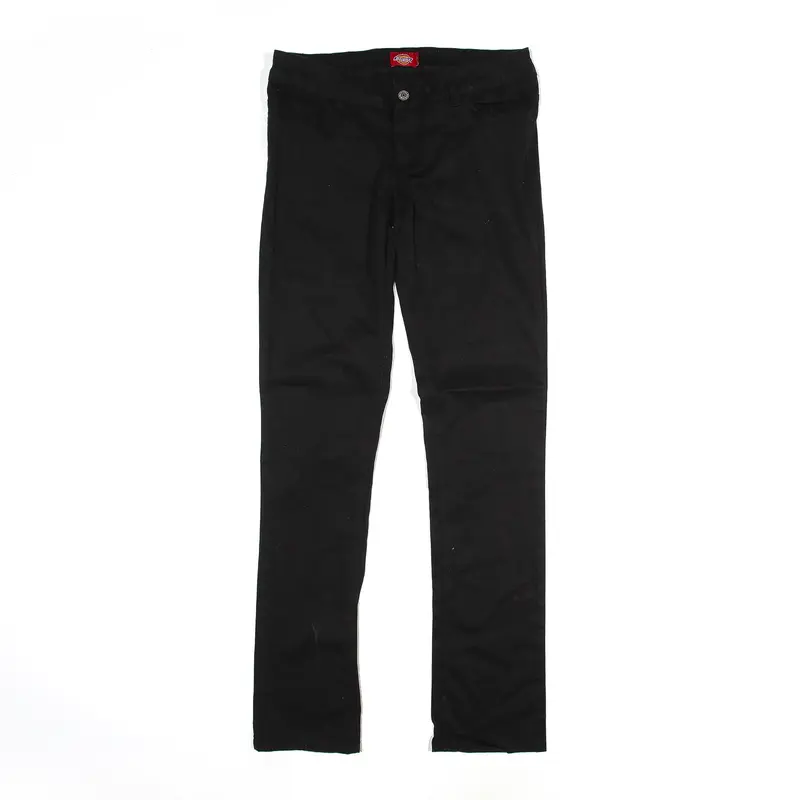 DICKIES Trousers Black Slim Skinny Womens W30 L31
