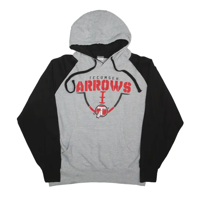 THEACRUX Tecumseh Arrows USA Hoodie Grey Pullover Mens L