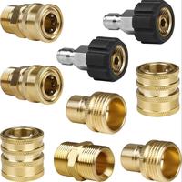 Pressure Washer Adapter Set, Quick Disconnect Kit, M22 Swivel to 3/8'' Quick Connect Adapter, 3/4\