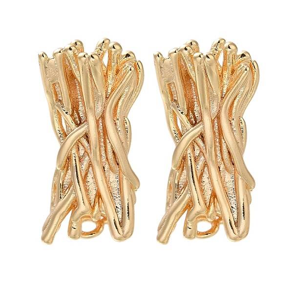 Brass Stud Earring Findings