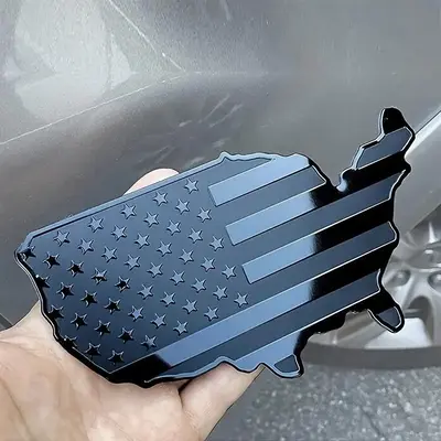 Flag Pattern Car Sticker, Metal Emblem Badge Decal Sticker for Car Motorcycle Bike, Car Decoration Accessories, Car Decals fo...