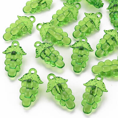 Autumn Theme Transparent Acrylic Beads