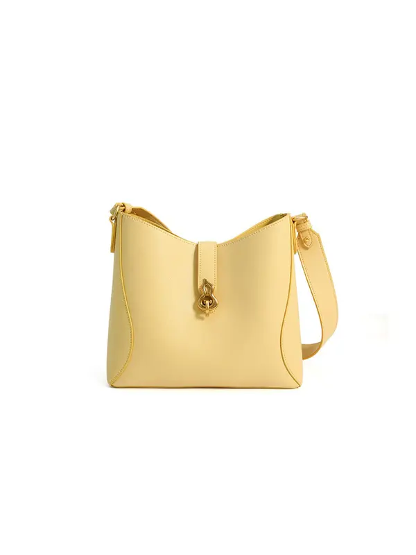 Smting leather medium bucket bag