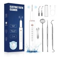 Plaque Remover for Teeth, Dental Cleaning Kit Tartar Remover for Teeth with LED Light & 5 Modes, Rechargeable Dental Cleaner ...