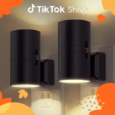 DORESSHOP Wall Sconce-Style Night Light, Stylish Lamp, Baby Lights for Bedroom, Led Light for Bedroom & Hallway, Auto Night L...