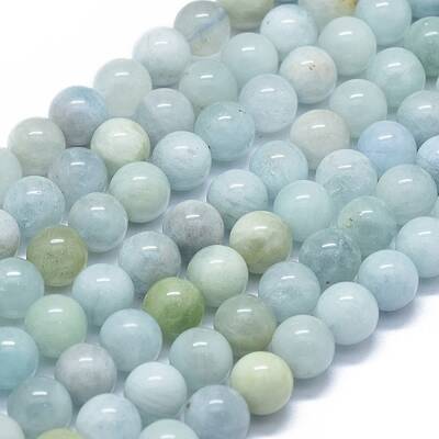 Natural Aquamarine Beads Strands