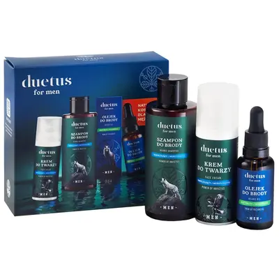 Set barba Duetus For Men 145 ml + 50 ml + 30 ml
