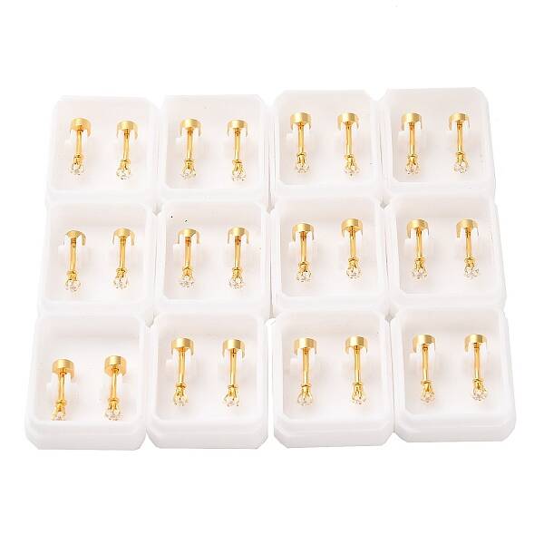 Star Glass Ear Fake Plugs