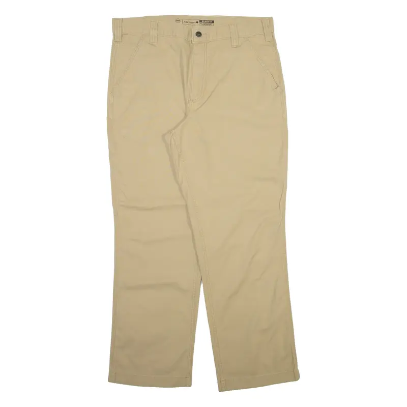 CARHARTT Mens Trousers Beige Relaxed Straight W36 L30