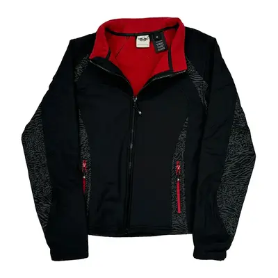 Harley Davidson Track Jacket - Medium Black Polyester Blend