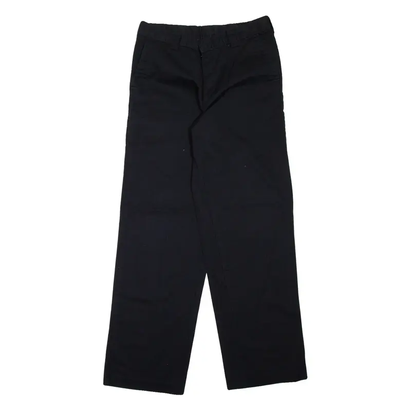 DICKIES Workwear Boys Trousers Black Relaxed Tapered W29 L30