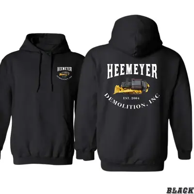 Heemeyer Demolition Hoodie - Bulldozer Design Shirt - Trendy Hoodie for Men and Women Menswear Sweaters Sweatshirts Tops
