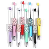 【P173】5PCS DIY Claw chain sequinned pearl and Mermaid beads pen
