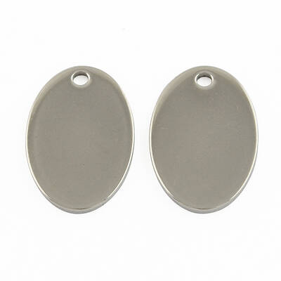 Tarnish Resistant 304 Stainless Steel Stamping Blank Tag Pendants