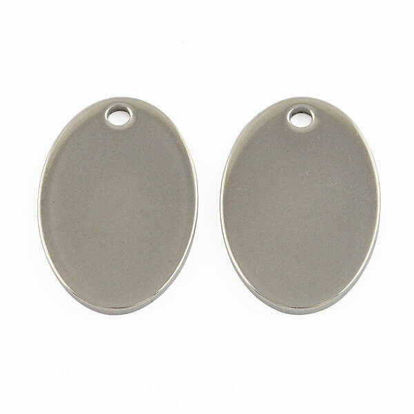 Tarnish Resistant 304 Stainless Steel Stamping Blank Tag Pendants