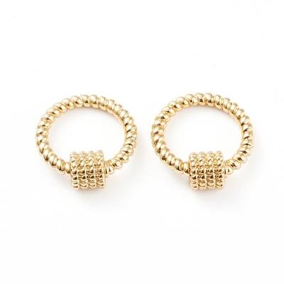 Brass Screw Carabiner Lock Charms