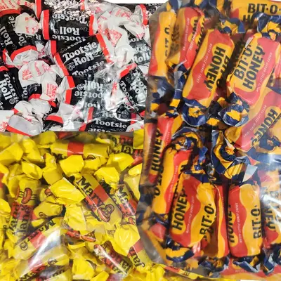 Bit-O-Honey, Tootsie Rolls & Mary Janes – 2.5 lbs Retro Candy Variety Pack – Nostalgic Chewy Sweets, Individually Wrapped...