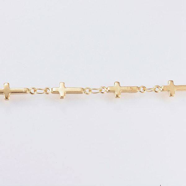 3.28 Feet Ion Plating(IP) Handmade 304 Stainless Steel Bar Link Chains