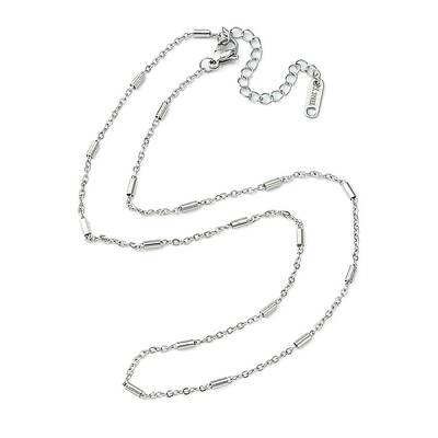 304 Stainless Steel Column Link Chain Necklace for Men Women