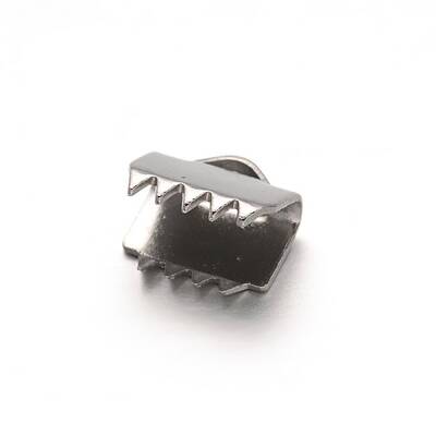 Tarnish Resistant 304 Stainless Steel Ribbon Crimp Ends